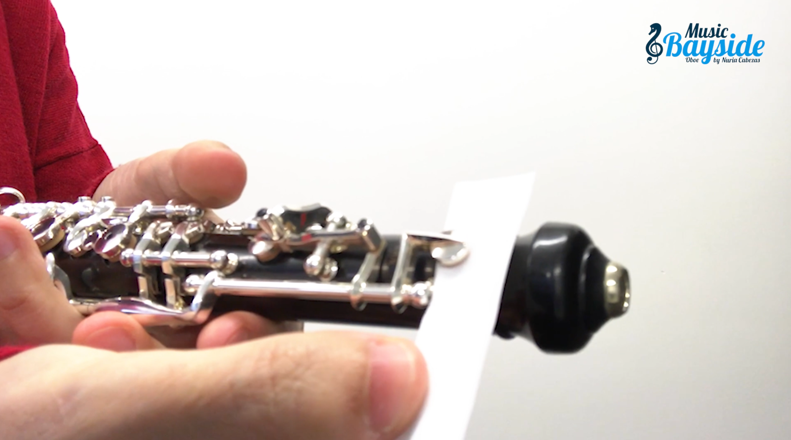 Oboe paño de limpieza fácil de usar limpiar el oboe dentro del cuerpo 